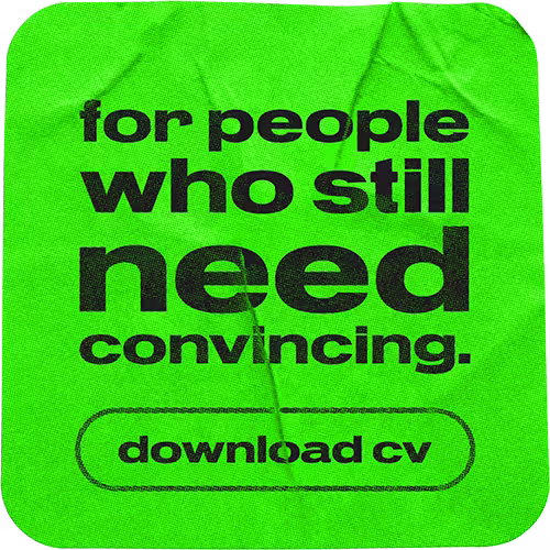 Get a copy of my CV